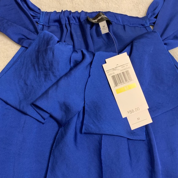 SPENSE Admiral Blue Sleeveless Blouse S: M - Picture 2 of 6